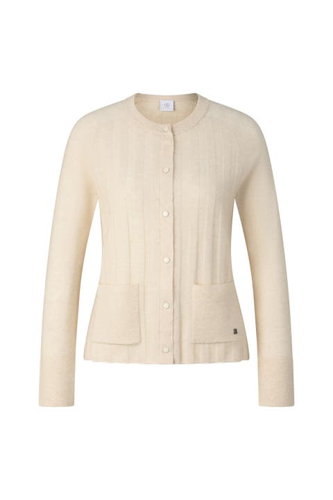 Tanja Virgin Wool Cashmere Cardigan