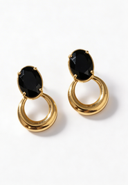 Joey Baby 18K Gold Plated Sculptural Statement Earrings