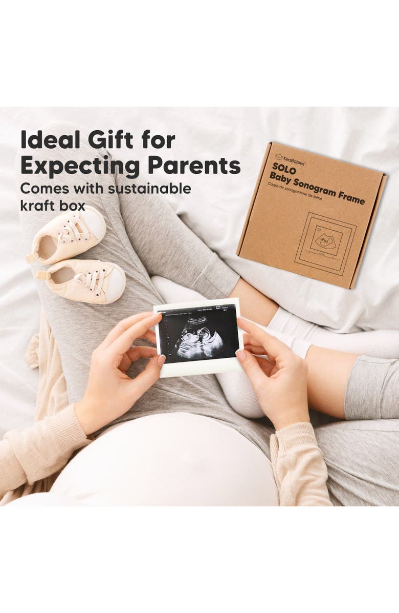 KeaBabies Solo Baby Sonogram Frame, Alternate, color, Onyx Black