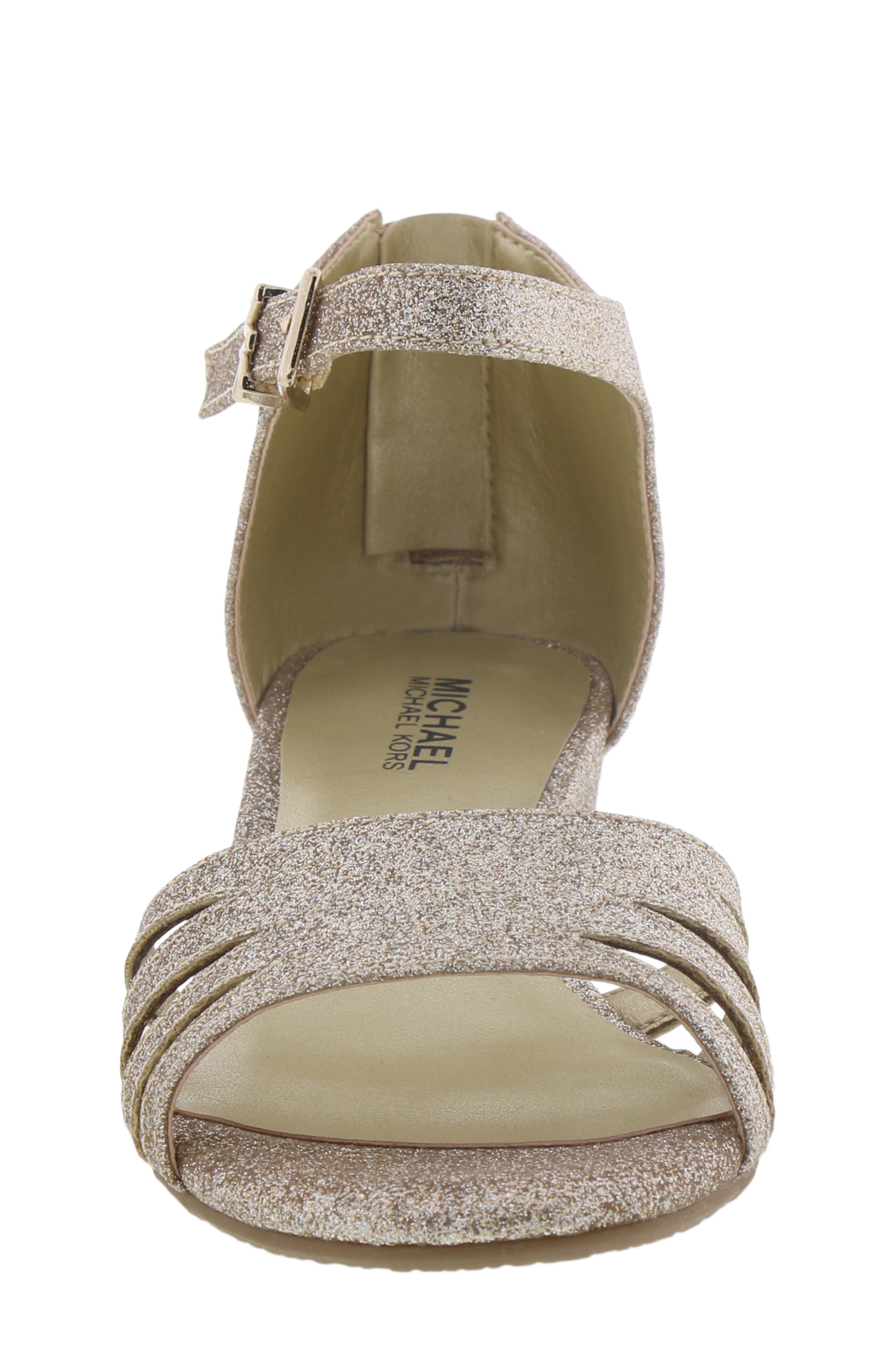 MICHAEL Michael Kors Gemini Joi Glitter Sandal, Alternate, color, 
