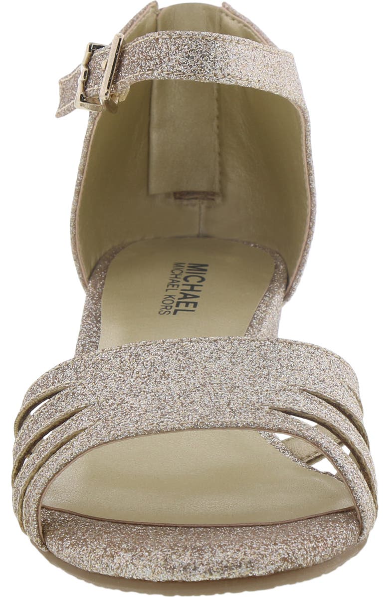 MICHAEL Michael Kors Gemini Joi Glitter Sandal, Alternate, color,