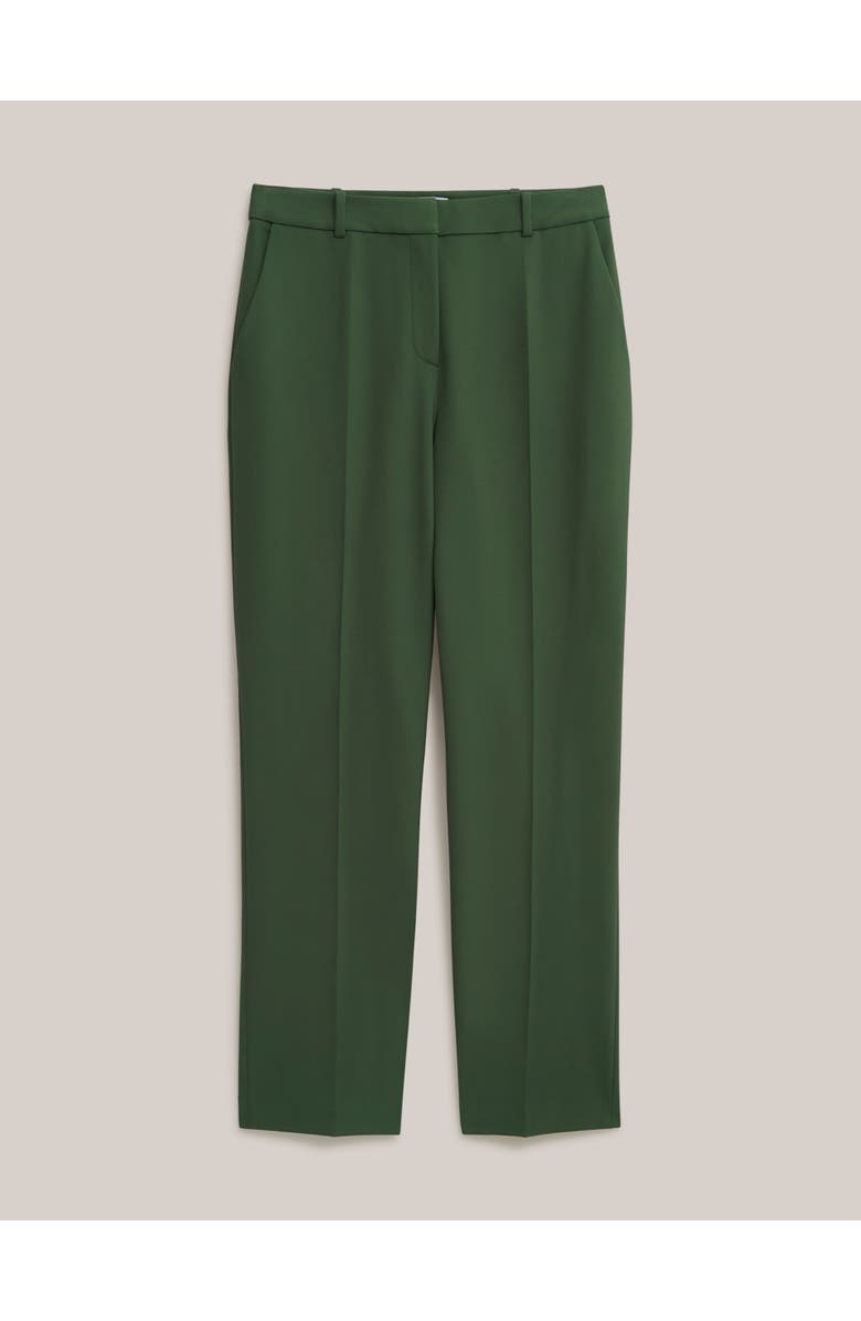 HOBBS LONDON Bess High Waisted Straight Leg Trousers, Alternate, color, Khaki