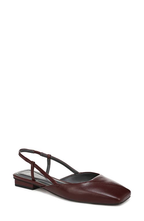 Sarto By Franco Sarto Telica Slingback Flat In Burgundy