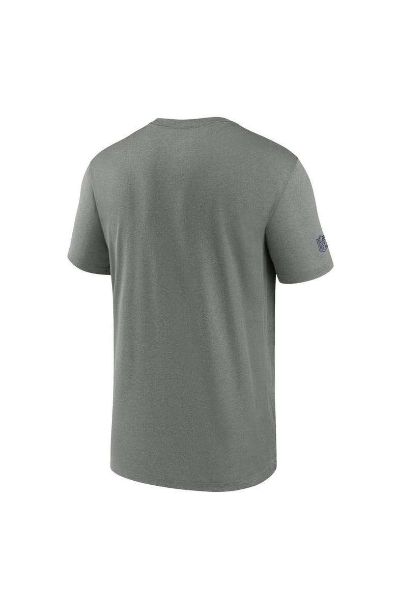 Nike Men's Nike  Heather Gray Dallas Cowboys Sideline Legend Performance T-Shirt, Alternate, color, Heather Gray
