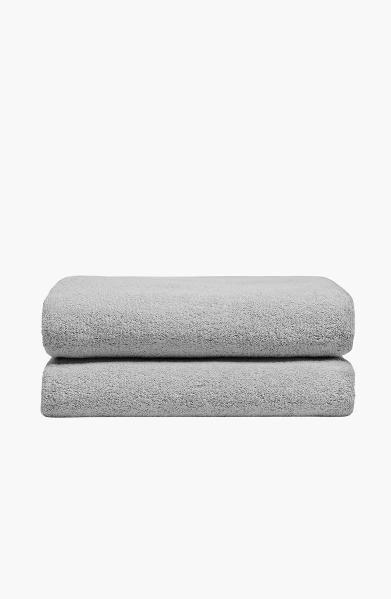 Italic Ultraplush Australian Cotton Bath Towels, Main, color, Light Gray