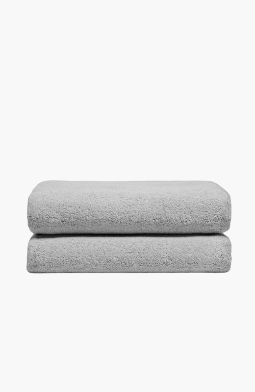 Italic Ultraplush Australian Cotton Bath Towels In Gray