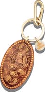 Solar Eclipse Lucky Penny Key Ring Bag Charm