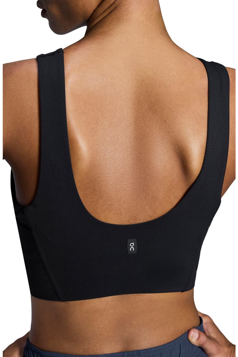 Core 2-in-1 Crop Performance Tank, Alternate, color, BLACK
