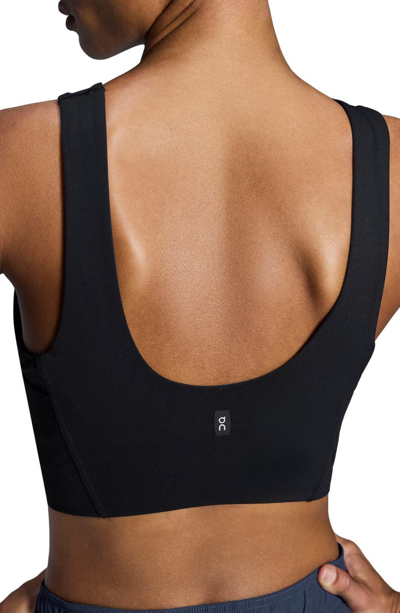 On Core 2-in-1 Crop Performance Tank, Alternate, color, Black