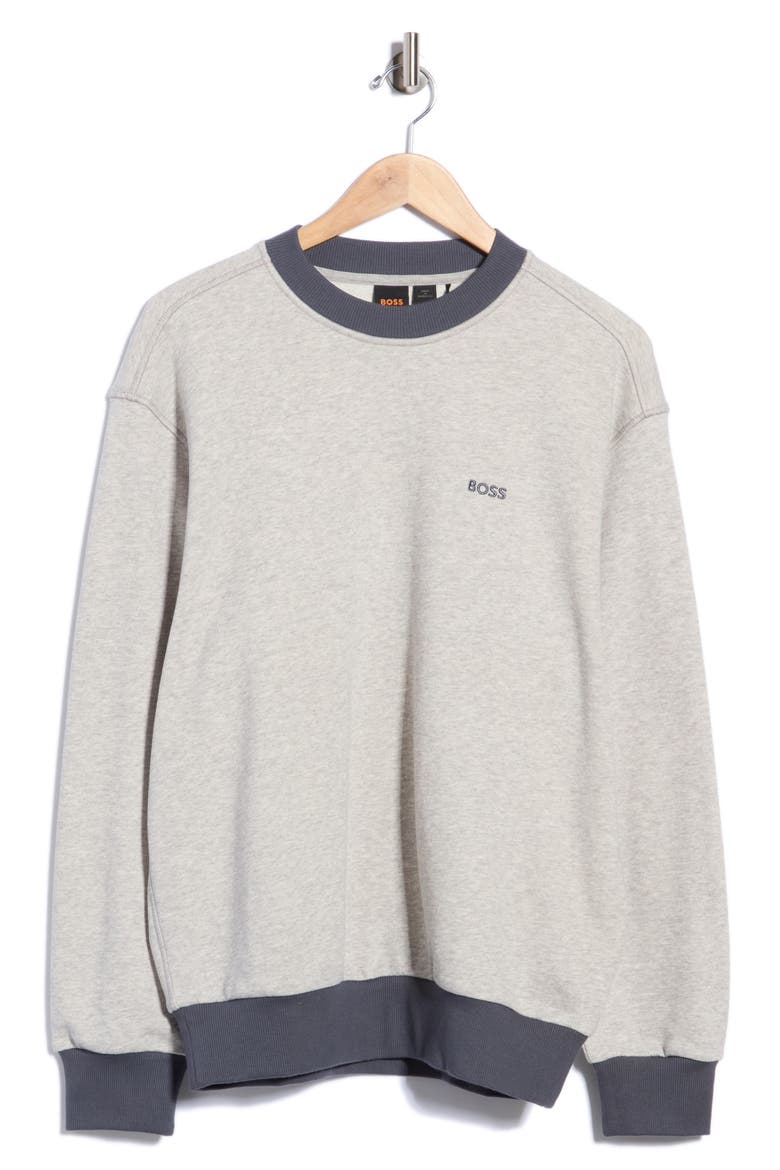 Edge Logo Sweatshirt, Alternate, color, OPEN GY