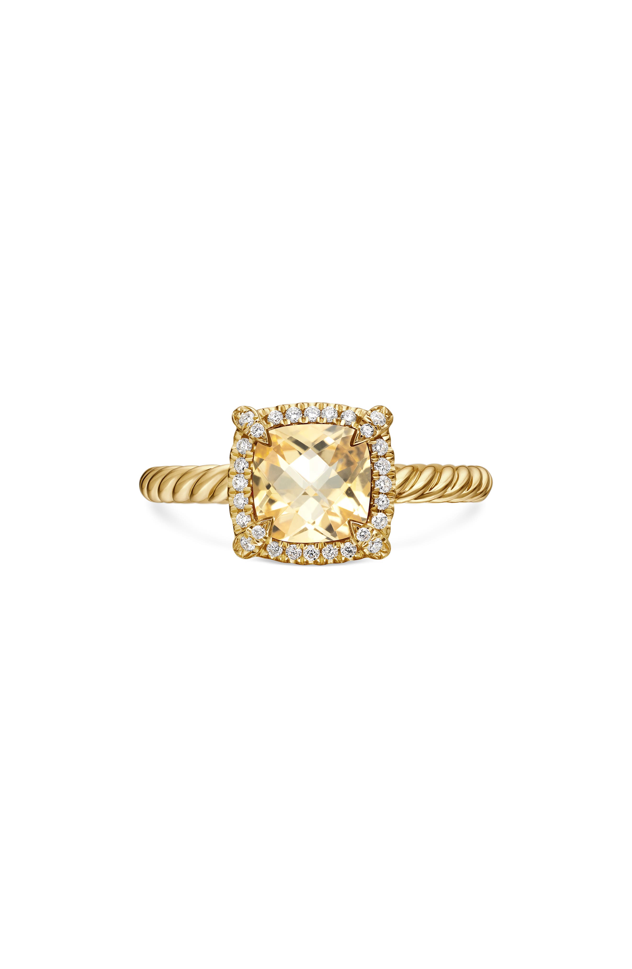 YELLOW GOLD/ CHAMPAGNE CITRINE