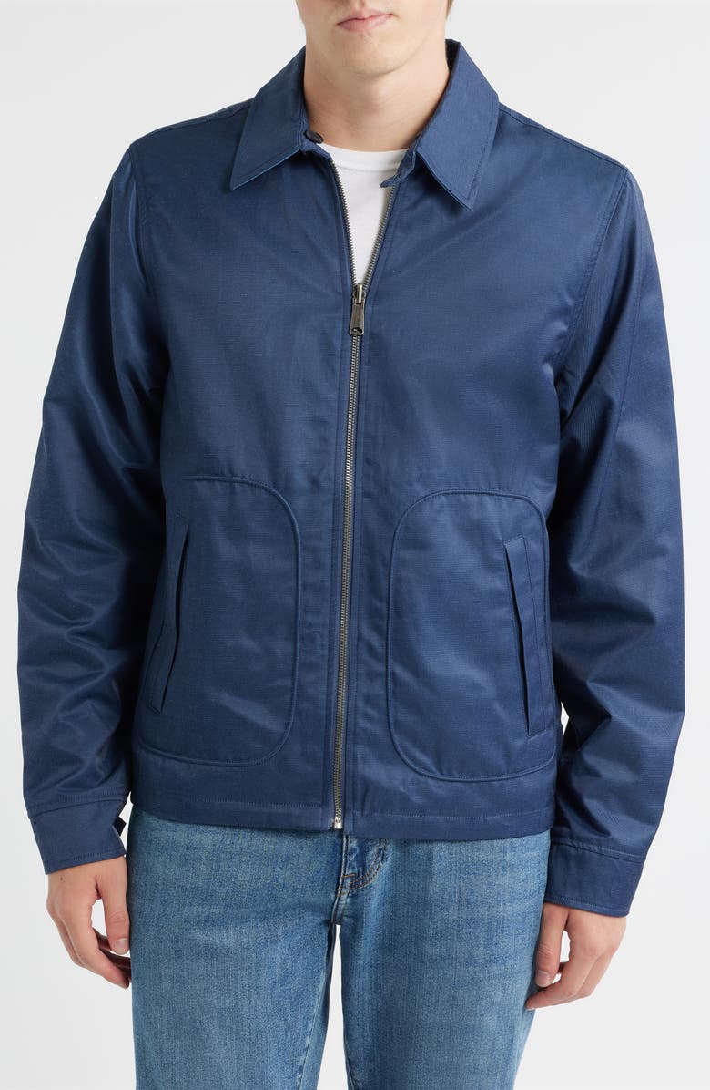 Schott NYC Reversible 'Mac' Jacket, Alternate, color, Blue