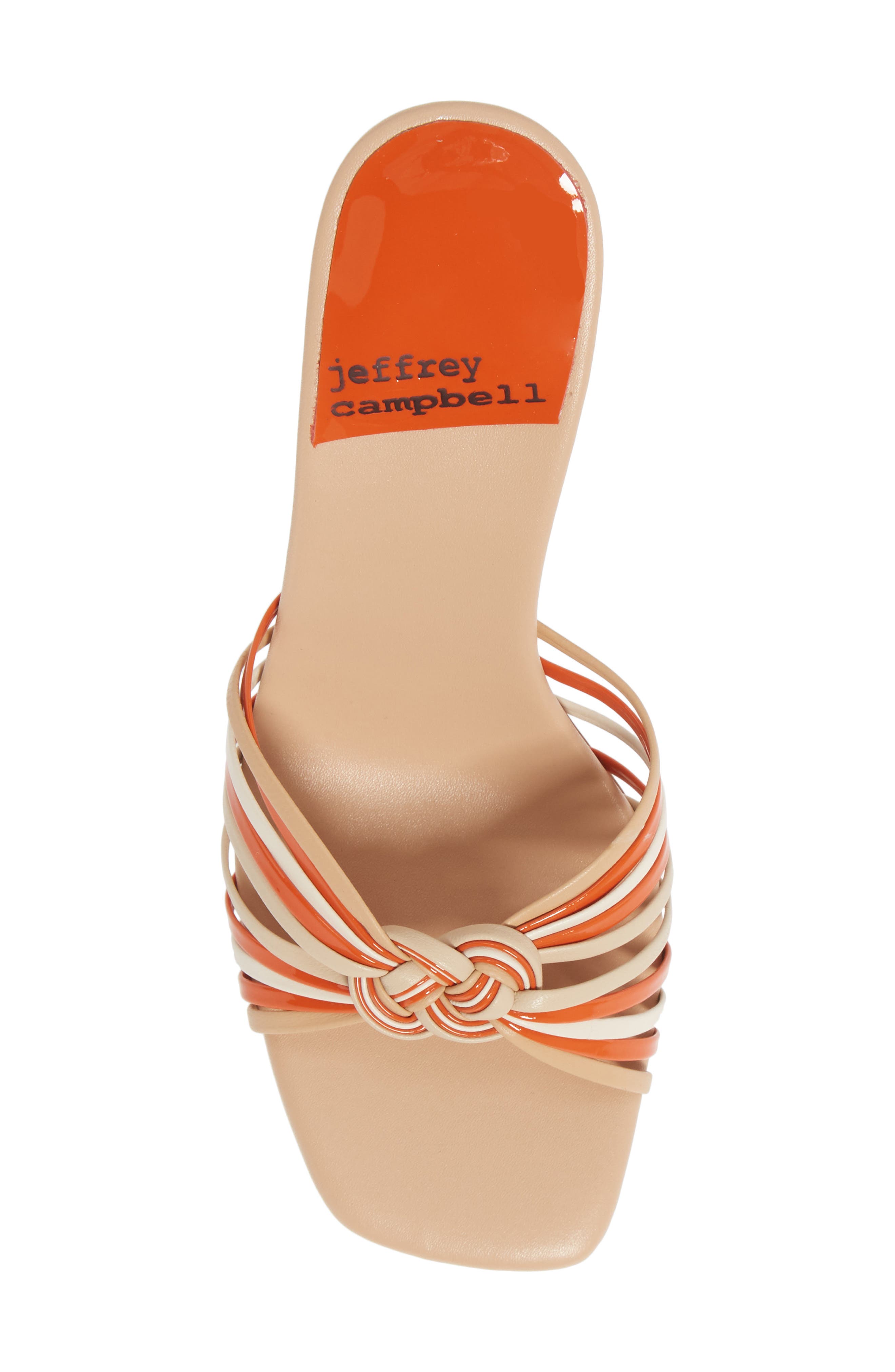 Faris Strappy Sandal, Alternate, color, NUDE ORANGE MULTI