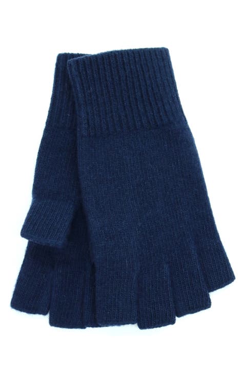 Fingerless Cashmere Gloves