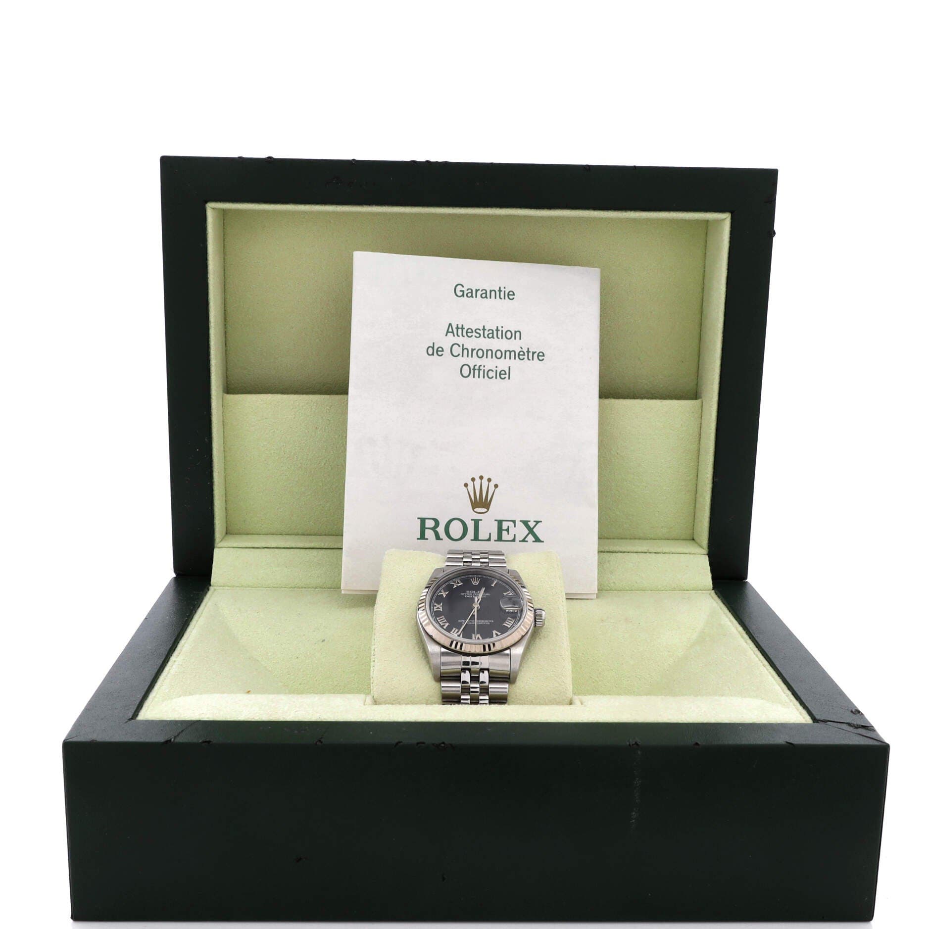 Oyster Perpetual Datejust Automatic Watch Stainless Steel and White Gold 31, Alternate, color, Metallic Silver