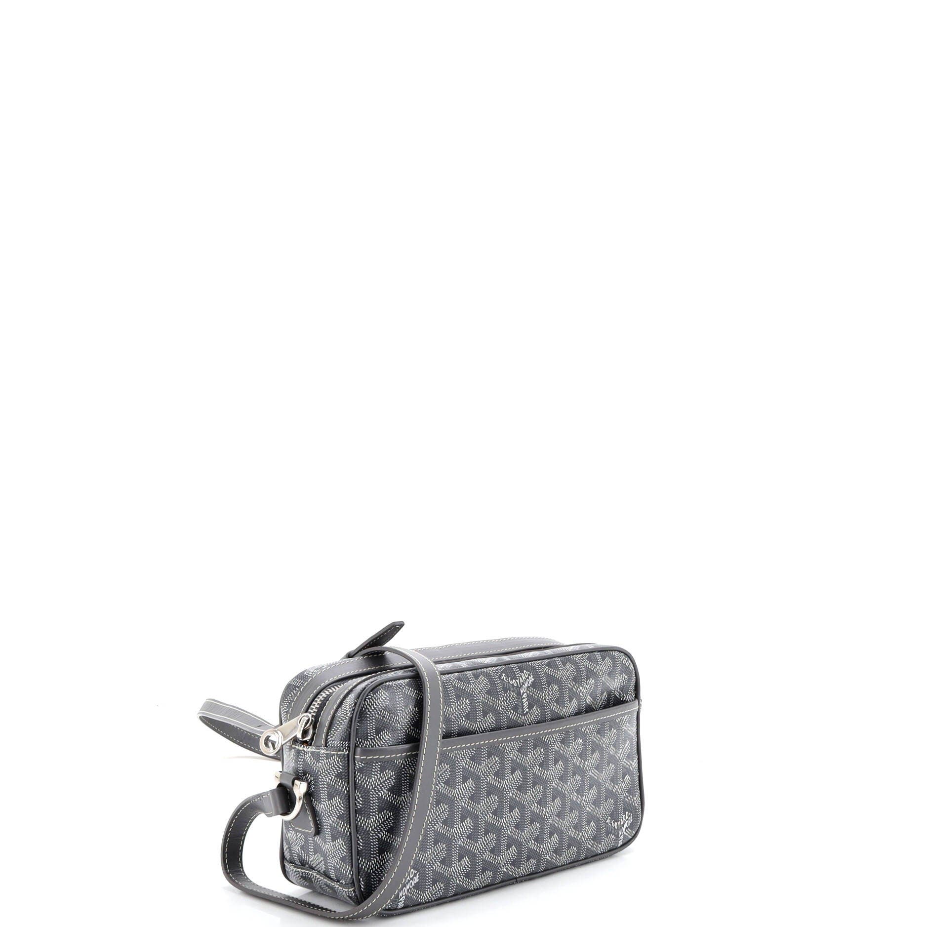 Pre-Owned Goyard Cap Vert Bag Coated Canvas, Alternate, color, Gray