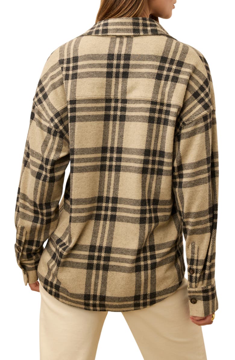Faherty Legend Plaid Overshirt, Alternate, color, Lost Trails Plaid