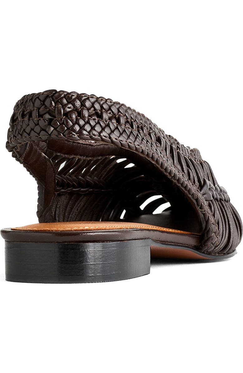 Madewell The Harpor Slingback Flat, Alternate, color, Dark Carob