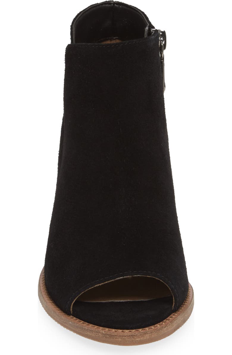 Blondo Nappa Waterproof Open Toe Bootie, Alternate, color,