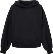 AllSaints Rhinestone Logo Cotton Hoodie
