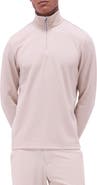 Bugatchi Quarter Zip Performance Pullover