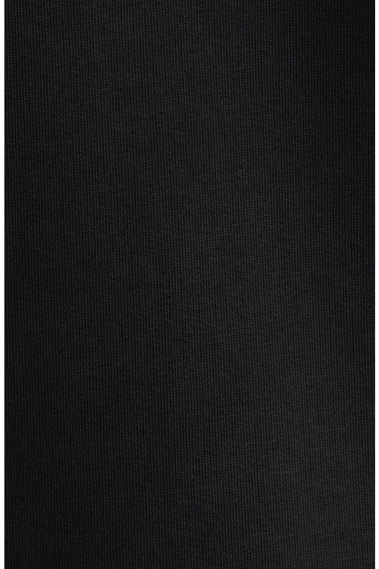 Forever Logo Cotton Fleece Crewneck Sweatshirt, Alternate, color, BLACK
