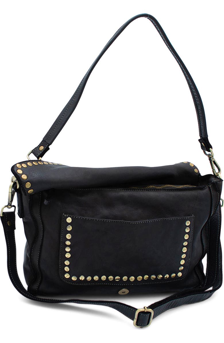 Bolsa Nova Emily Studded Shoulder Bag, Alternate, color, Black