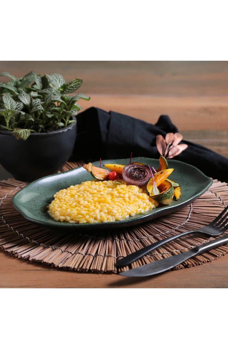 Porto Brasil Shallow Bio Oval Platter Medium Set of 4, Alternate, color, Greenery