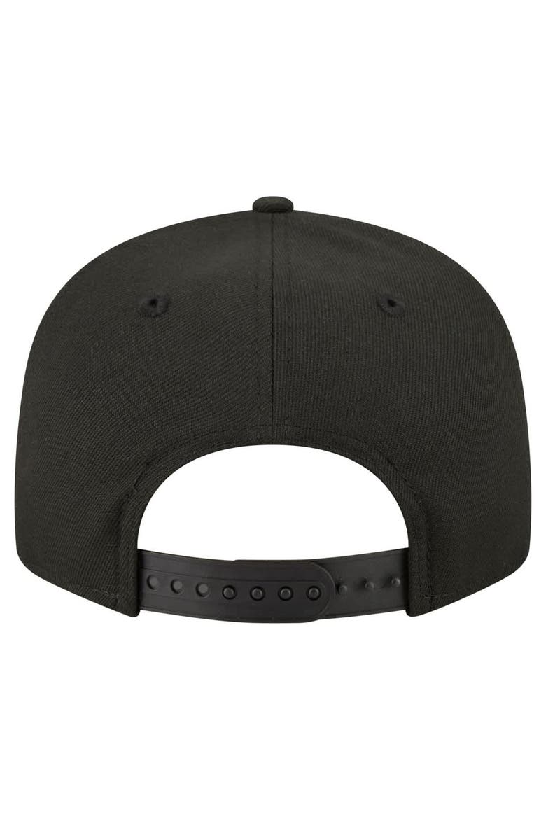 Men's New Era  Black New Orleans Saints Core Team Script 9FIFTY Snapback Hat, Alternate, color, Black