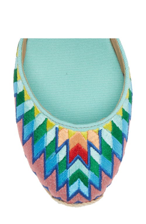 Toni Pons Lace-up Espadrille In Rainbow
