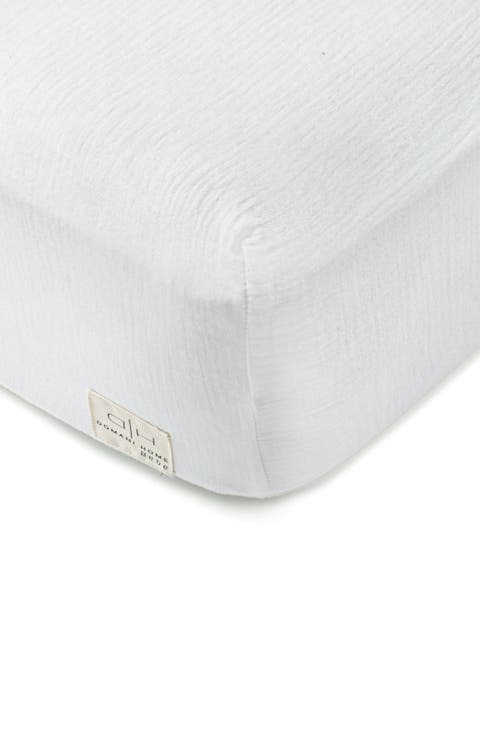 Bebe Cotton Gauze Sham, Crib Sheet & Duvet Cover Set