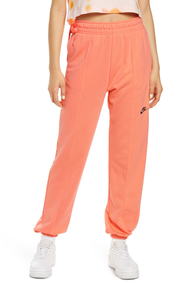 Loose Fit Fleece Dance Joggers, Main, color, CRIMSON BLISS