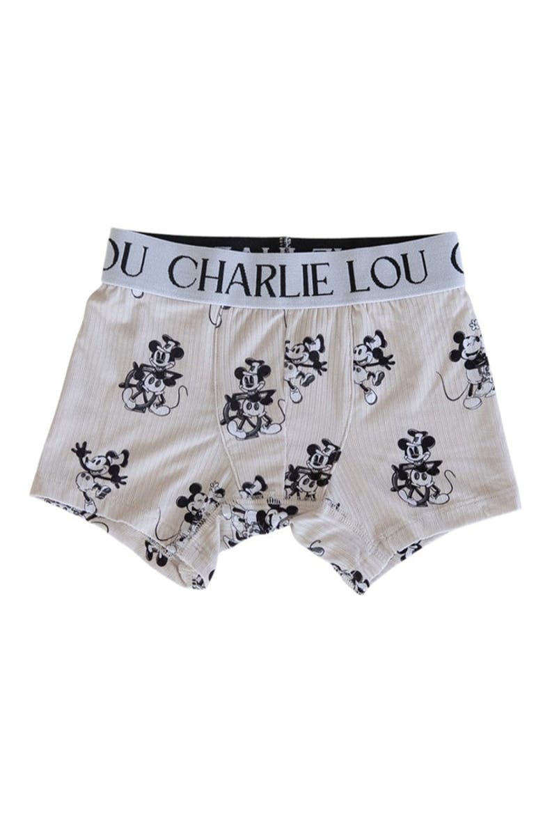Charlie Lou Baby<sup>®</sup> Steamboat Willie Boxer Briefs, Main, color, Beige