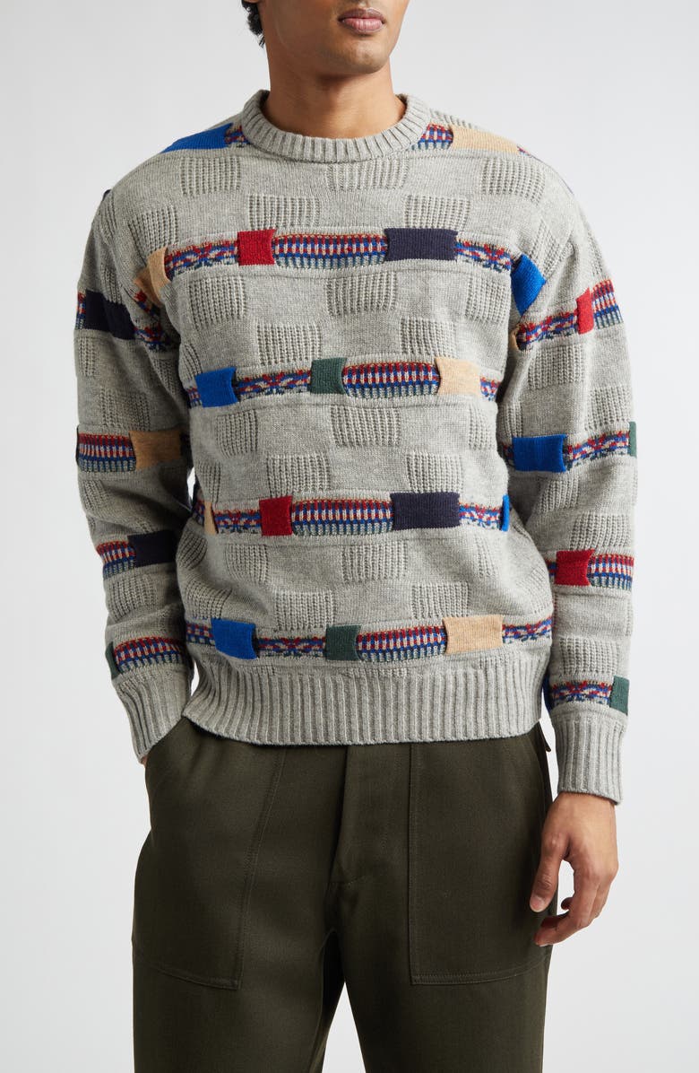 BEAMS Fielder Wool Jacket, Main, color, Green