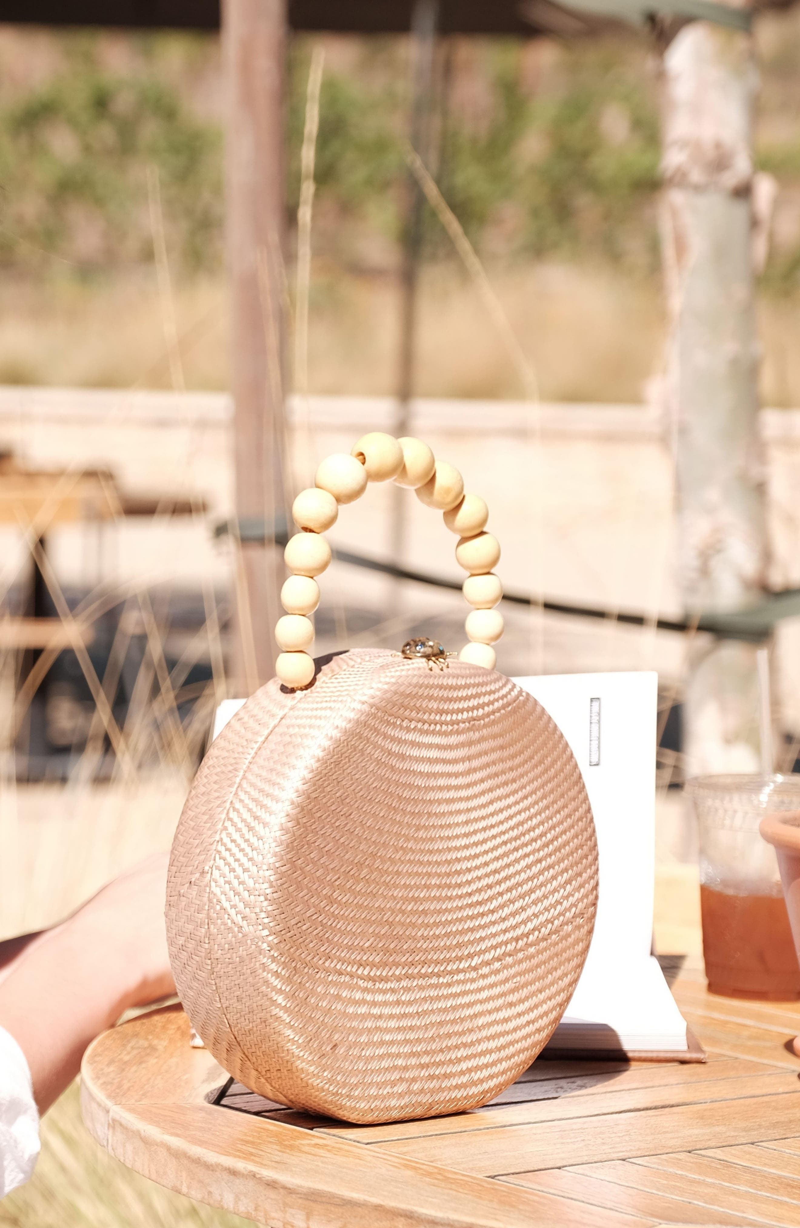 Round Top Handle Bag, Alternate, color, DUSTY ROSE