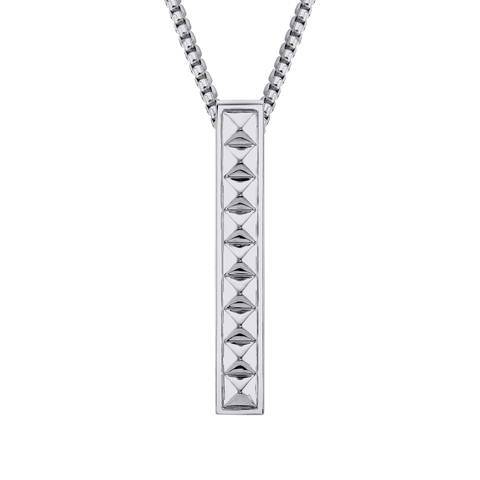 Men's Tetra Pillar Necklace Pendant