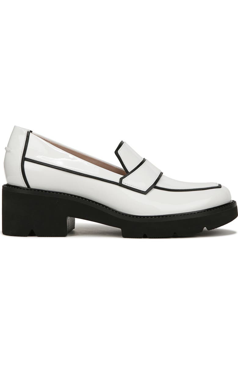 Naturalizer x Pnina Tornai Agapi Platform Loafer (Women) - Wide Width Available, Alternate, color, White Patent Leather