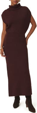 Splendid Madeline Rib Turtleneck Maxi Sweater Dress