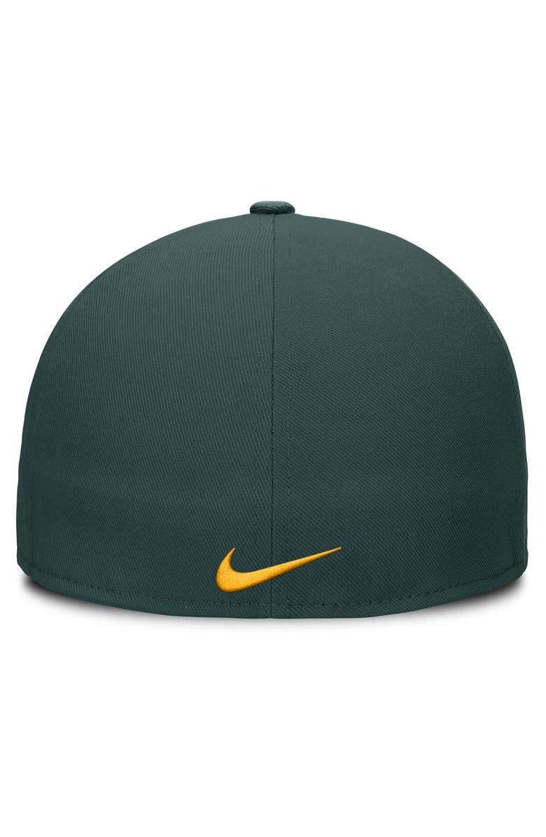 Nike Men's Nike Green Athletics True Performance Fitted Hat, Alternate, color, Green