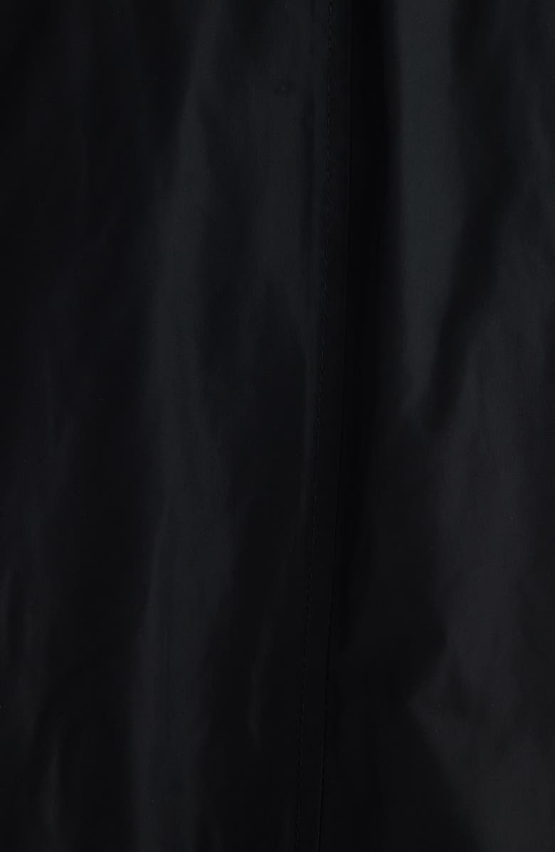 Isabel Marant Charone Faux Fur Collar Short Parka, Alternate, color, Black