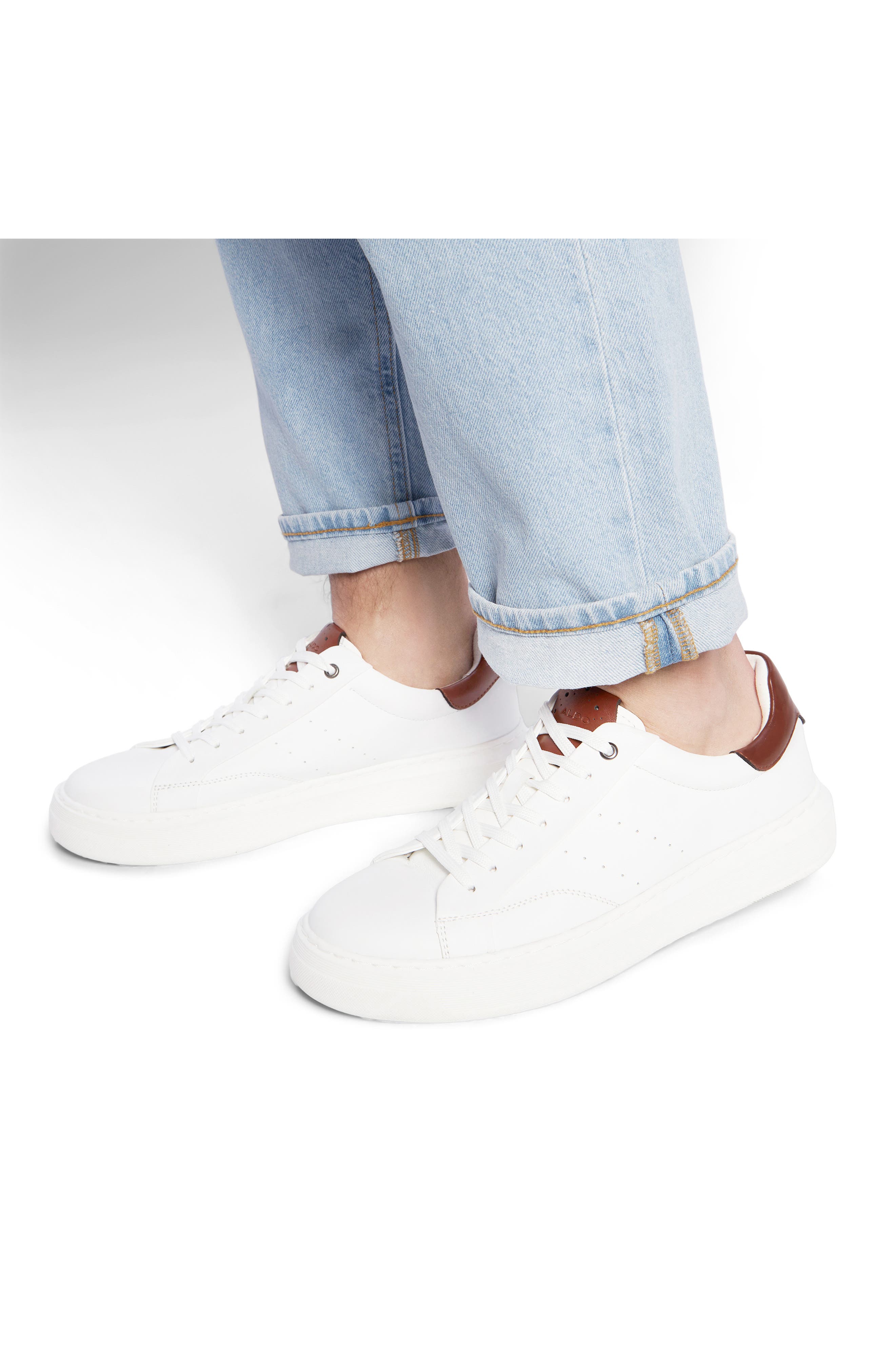 ALDO Marconi Sneaker, Alternate, color, White Combo