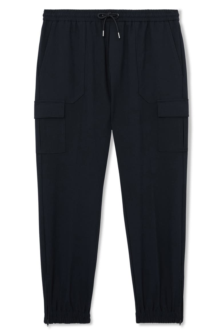 Hidden Straight Leg Pants, Alternate, color, NAVY