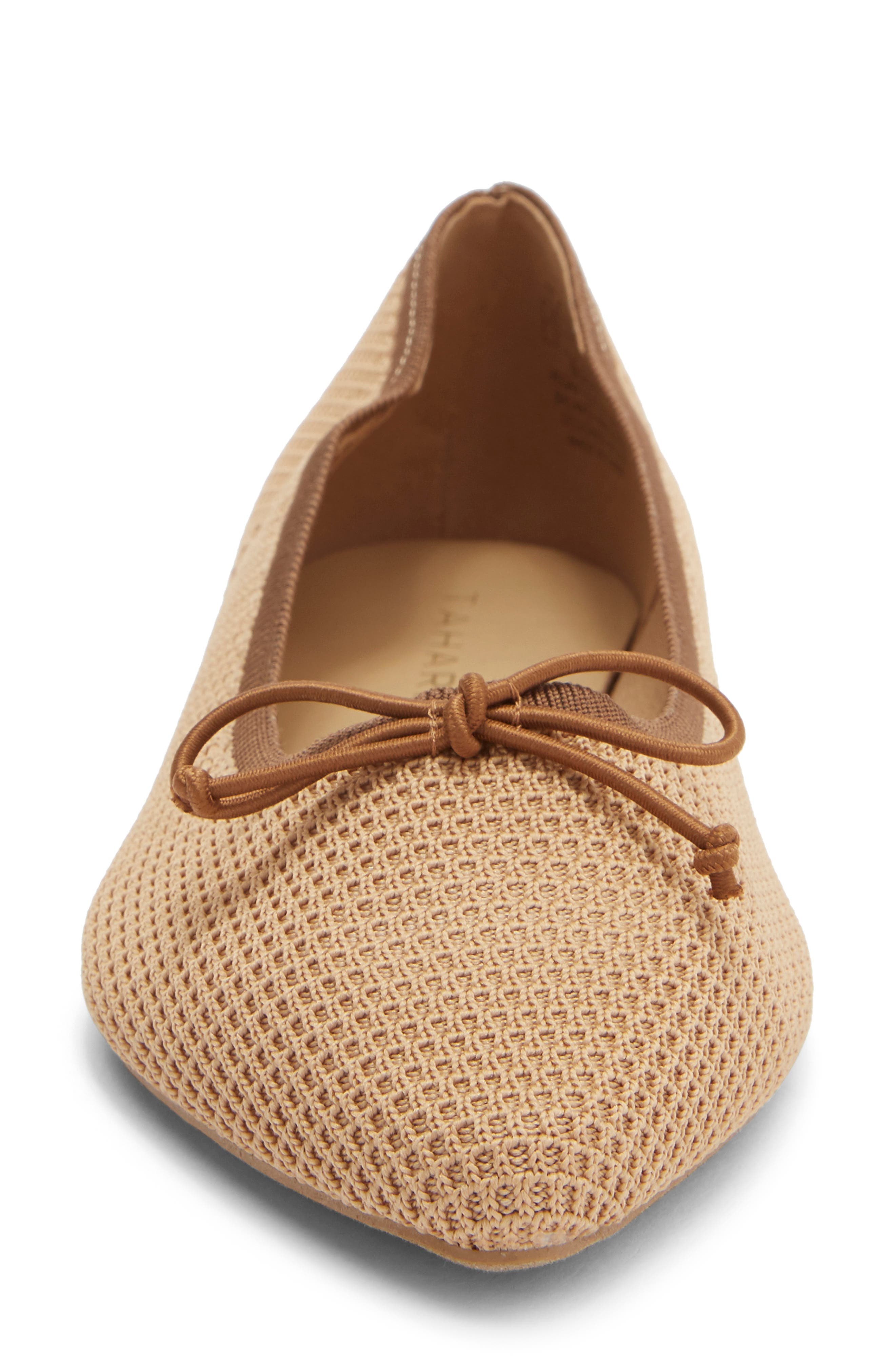Bogota Pointed Toe Flat, Alternate, color, NATURAL/ TAN