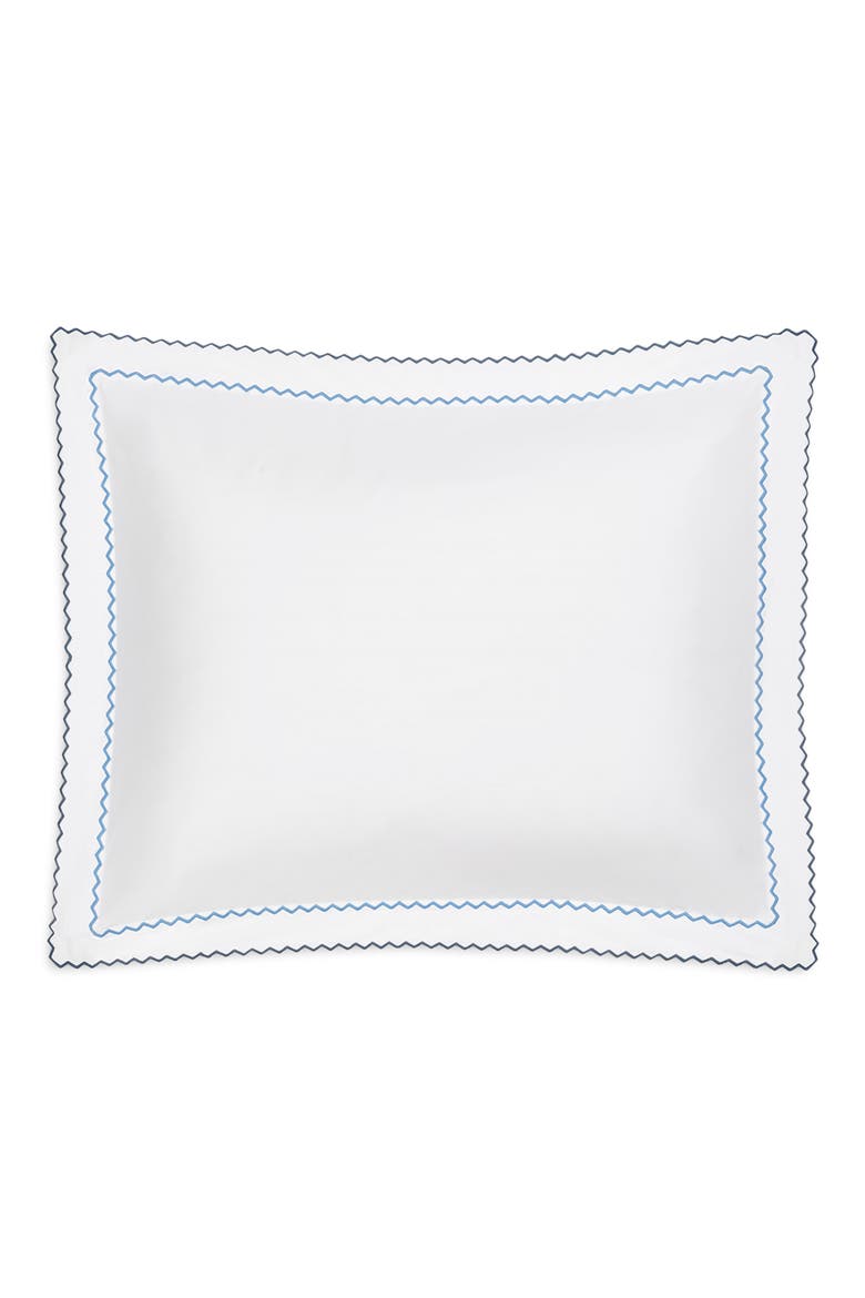 Axel Embroidered Boudoir Pillow Sham, Alternate, color, AZURE