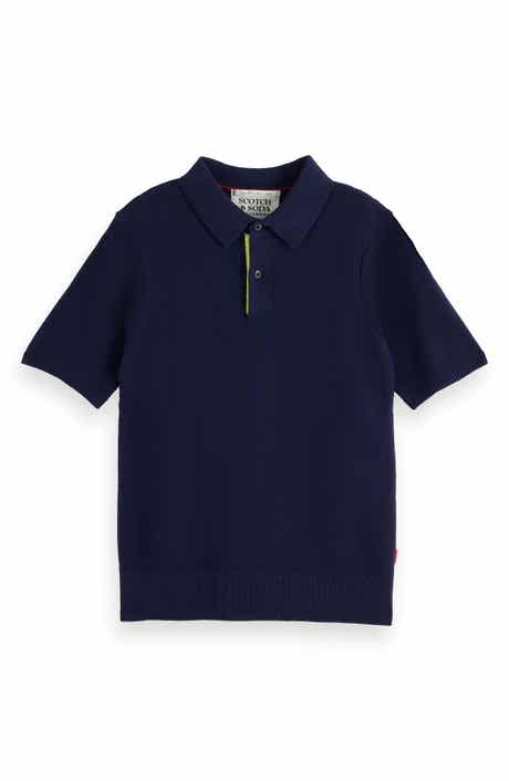 Scotch & Soda Kids' Textured Cotton Polo