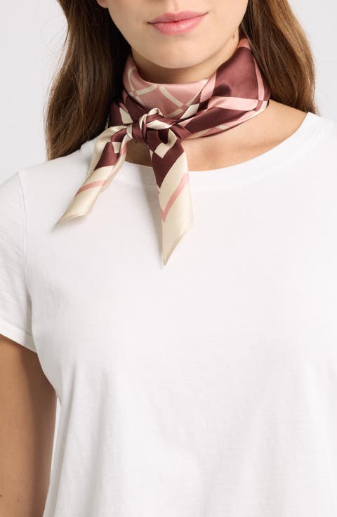 Pop Geo Silk Scarf