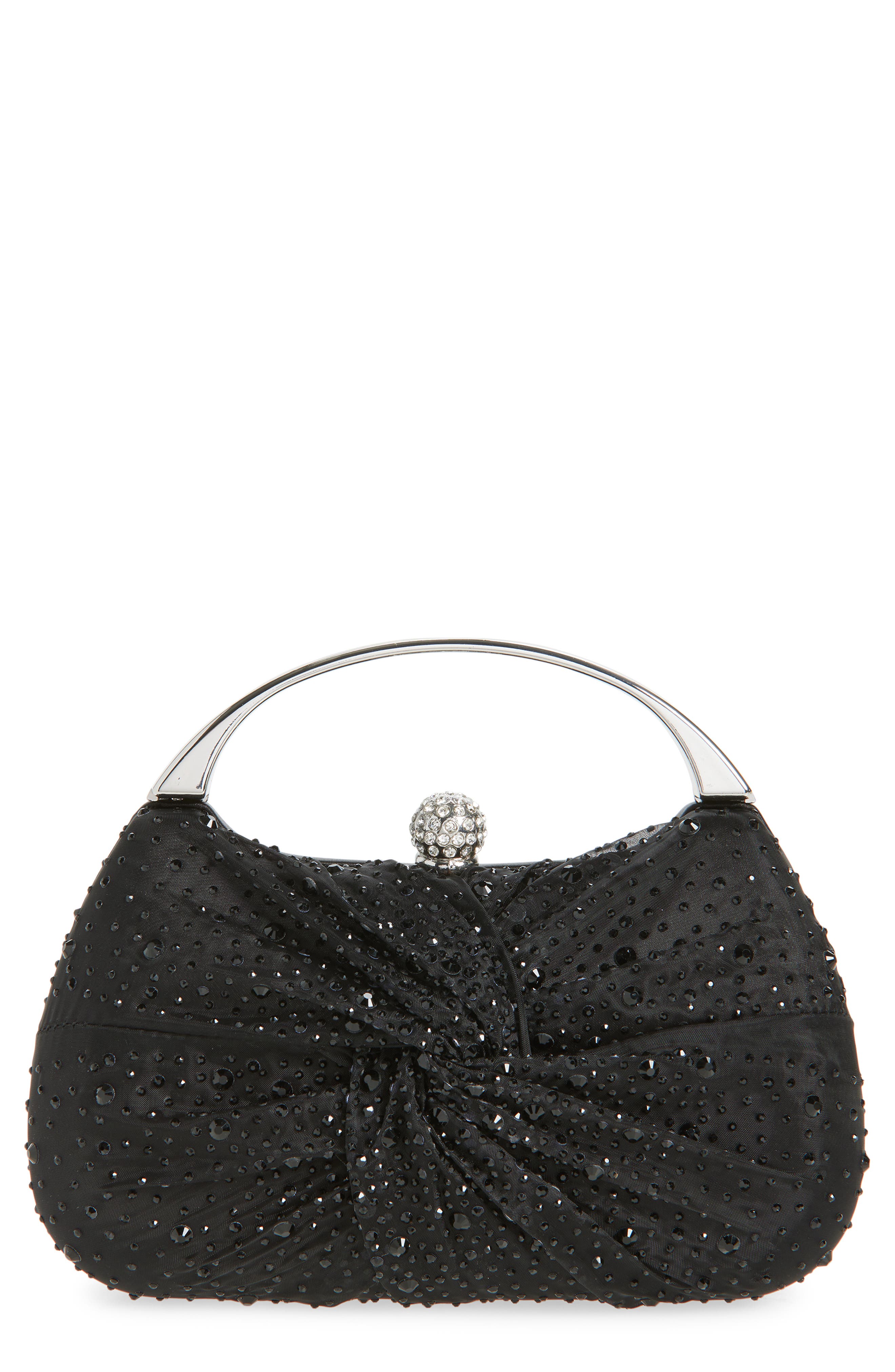 Nina Brando Minaudière, Main, color, Black