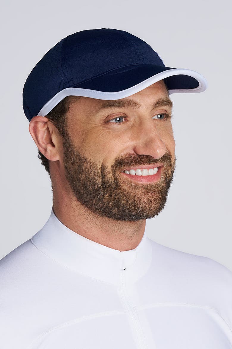 Wave Rider Swim & Sports Cap, UPF 50+ Sun Protection, Alternate, color, Navy