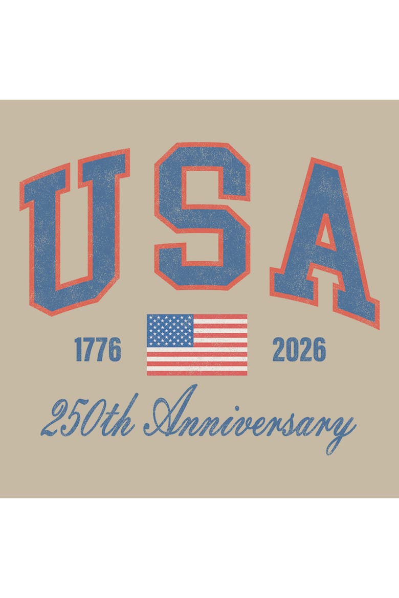 Junior's 250th Anniversary Usa Short Sleeve Baby T-shirt, Alternate, color, Plaza Taupe