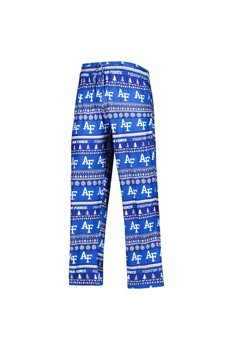 Men's Concepts Sport Royal Air Force Falcons Swivel Long Sleeve T-Shirt & Pants Sleep Set, Alternate, color, Royal